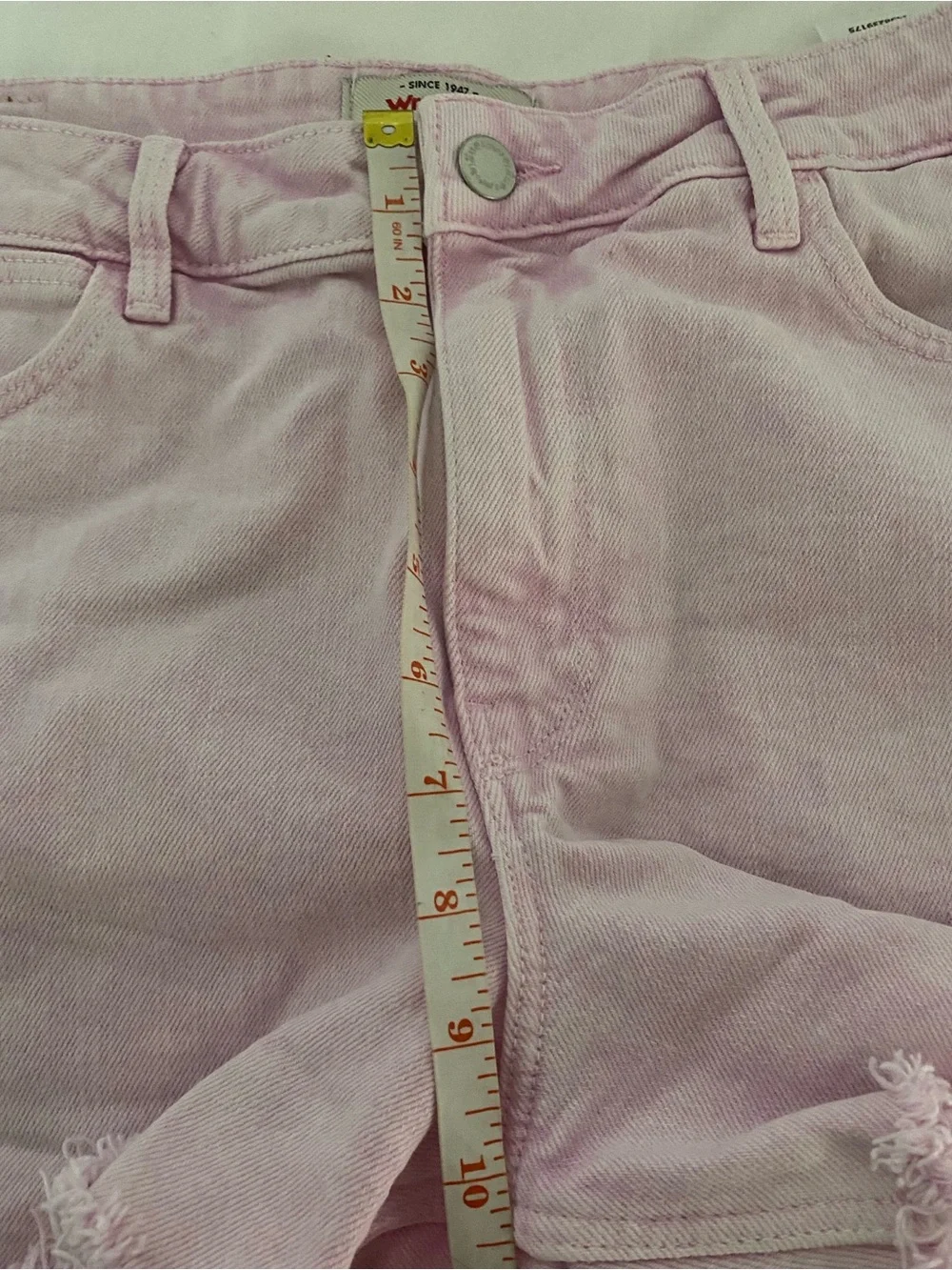 Wrangler Mid-Rise Vintage Shorts Size 6 - Picture 7 of 8